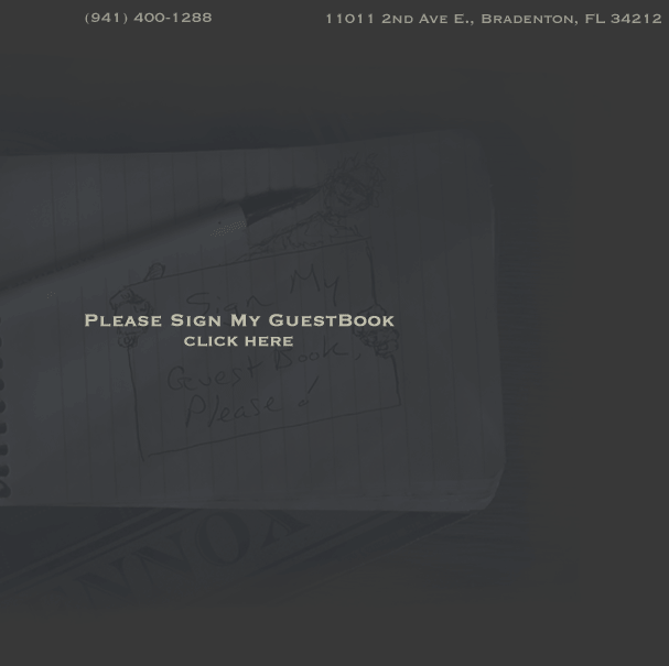 please sign my guestbook